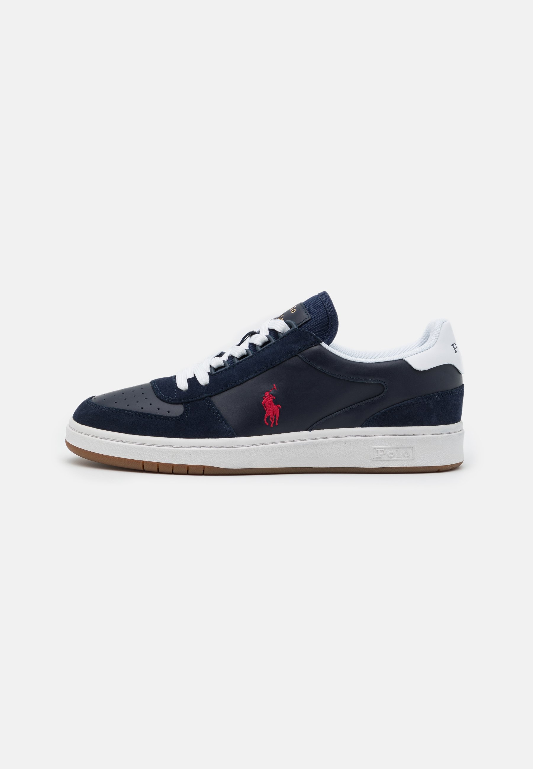 polo ralph lauren court leather trainer