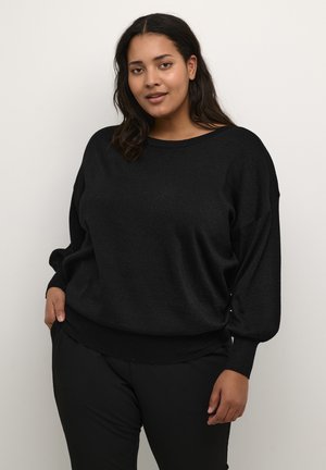 Kaffe Curve REGITTA  - Strickpullover - black deep