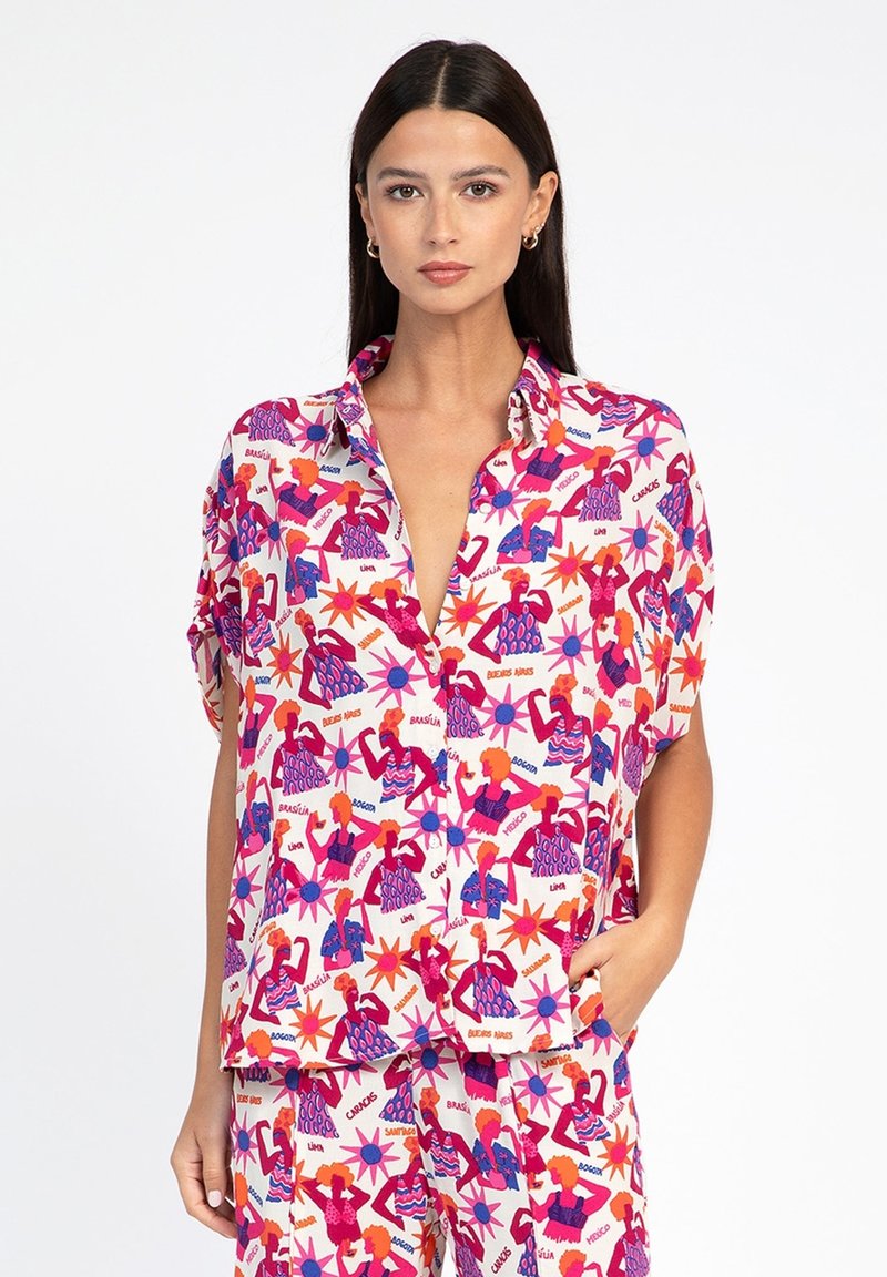 AN'GE LOOSE-FITTING   - Chemisier - floria ecru