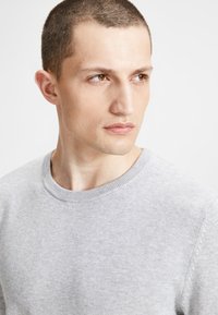 Jack & Jones JJEBASIC CREW NECK NOOS - Neule - light grey