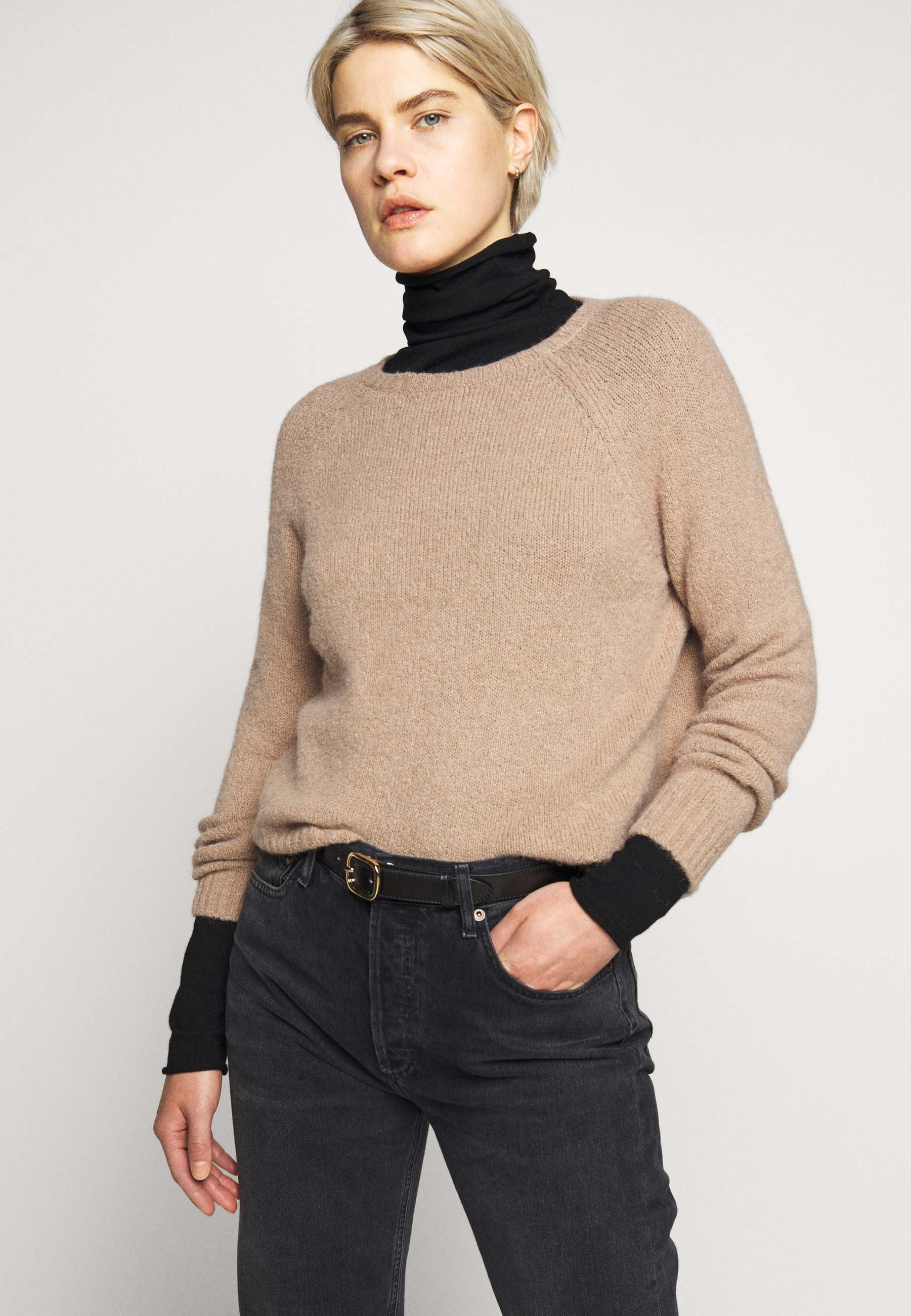 WEEKEND MaxMara AMICI Trui kamelbeige Zalando.nl WEEKEND MaxMara APE Trui mottled beige Zalando.nl