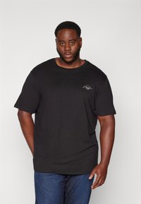 Jack & Jones JJFERRIS TEE CREW NECK 3 PACK - Marškinėliai su spaudiniu - black/kombu/navy