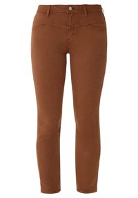 s.Oliver MIT SATTELBUND - Slim fit jeans - zimt