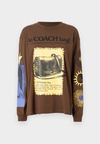 LONG SLEEVE GRAPHIC TEE - Pikkade varrukatega topp - brown