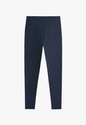 OYSHO, COMPRESSIVE HIGH-RISE CORE-CONTROL ANKLE-LENGTH LEGGINGS - Legging (type pantalon) - dark blue