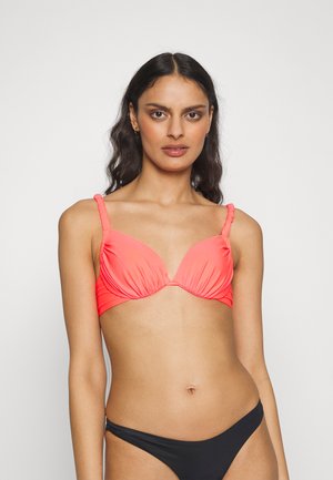 Hunkemöller CAIRO RUCHED  - Πάνω μέρος μπικίνι - red