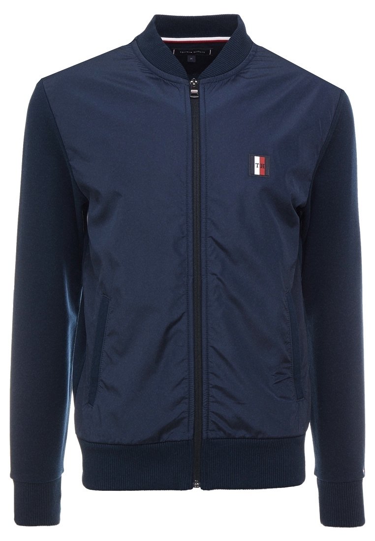 Tommy Hilfiger Sweatjacke dark blue/dunkelblau (Pre-owned