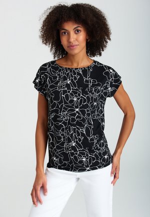 T-shirt z nadrukiem - black white