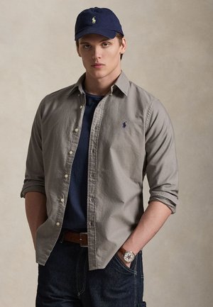 CUSTOM FIT GARMENT-DYED OXFORD SHIRT - Πουκάμισο - perfect grey