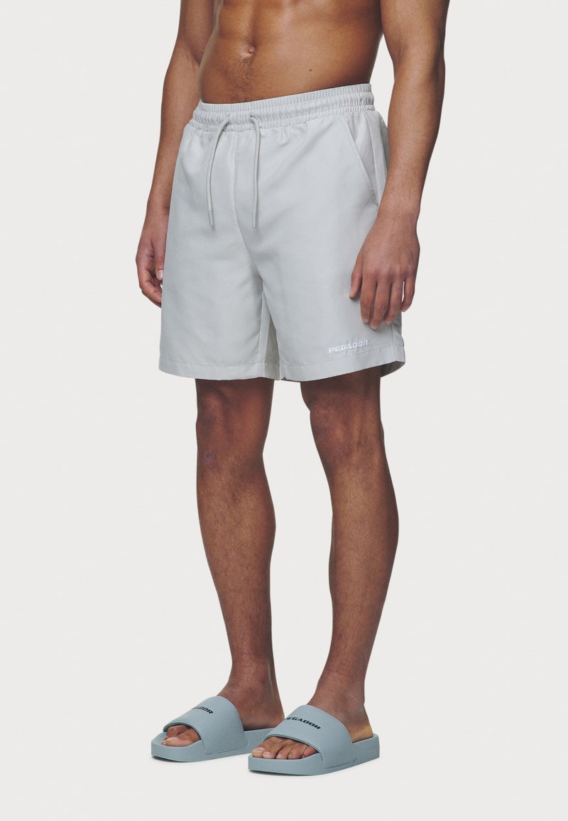 Pegador LOGO SWIM - Plaukimo šortai - pearl grey