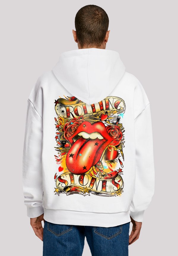 THE ROLLING STONES TONGUE AND STARS - Kapuzenpullover - weiß