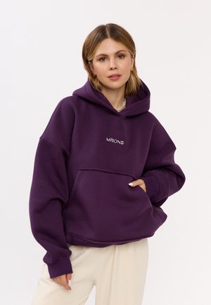 Hoodie - dark purple