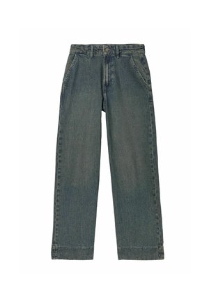 FatFace, WIDE LEG CROP JEANS - Wide Leg - teal blue