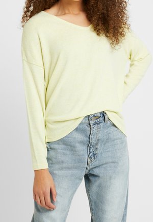 Striktrøje - neon yellow