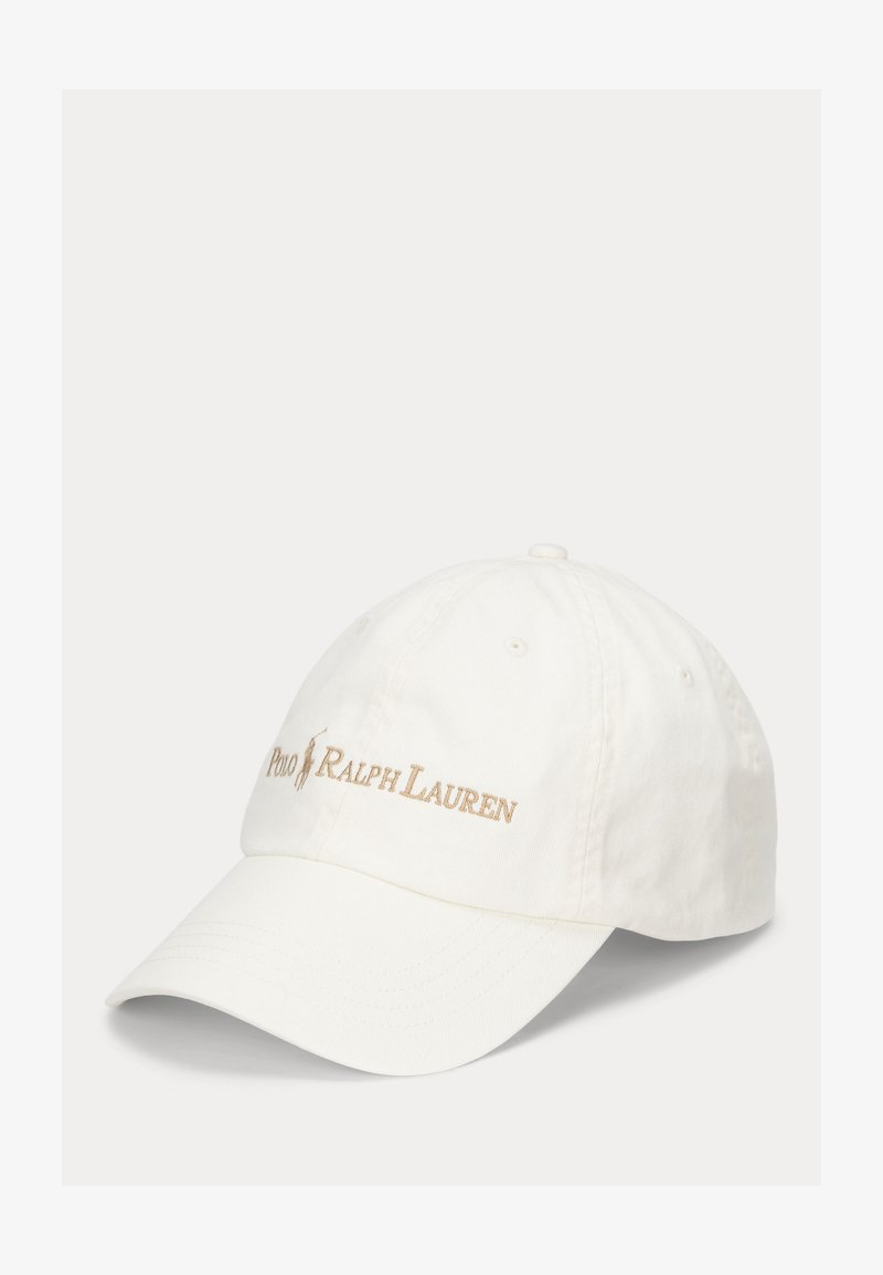 Polo Ralph Lauren COTTON TWILL BALL CAP - Caps - herbal milk/offwhite ...