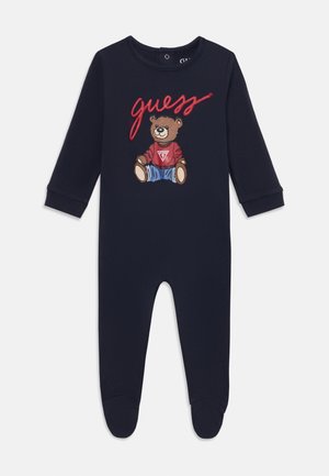 BABY INTERLOCK OVERALL UNISEX - Pijama de bebé - smart blue