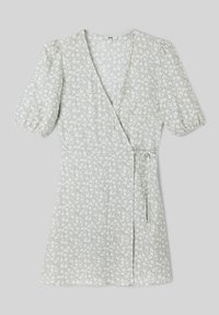 BZB CACHE COEUR IMPRIMÉE FLORAL - Robe de jour - vert clair