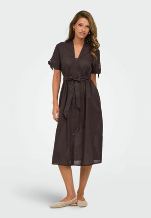 JDY, KLEID JDYANNA MIDIKLEID - Robe de jour - black coffee