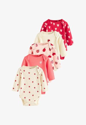 Next, LONG SLEEVE BABY BODYSUITS 5 PACK - Body - red ladybird