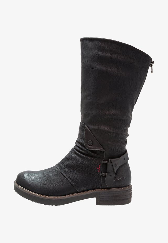 DAVISON - Botas camperas - black