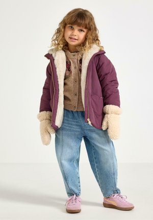 Lindex, LINDEX PADDED JACKET WITH FAUX FUR LINING LINDEX - Talvitakki - dark dusty lilac