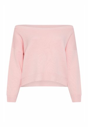 Yours Clothing, WOMEN'S JUMPERS - Pullover - baby pink