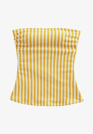 Next TALL - Topp - yellow white crinkle