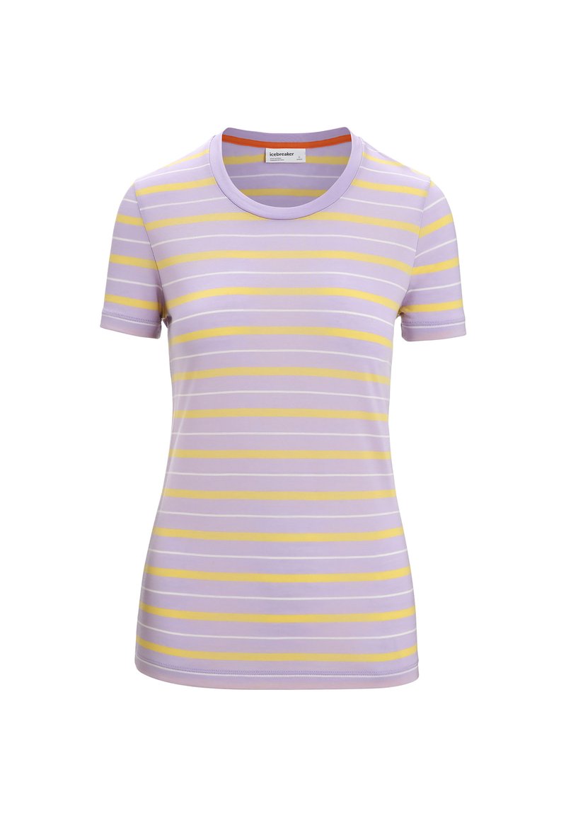 Icebreaker T-shirt print paars Icebreaker T-shirt print paars