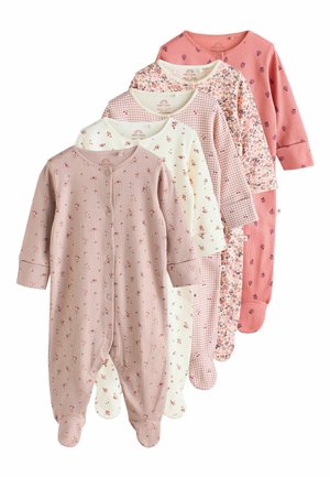 3 PACK  . - Pidžaamad - pink rust ditsy floral