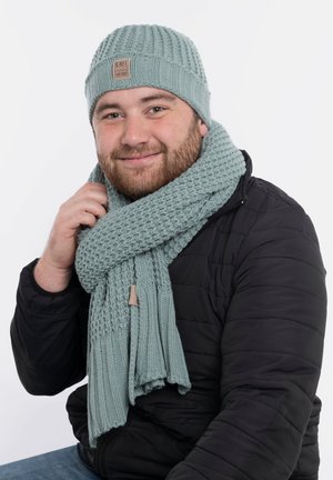 Knit Factory ROBIN - Sjaal - stone green