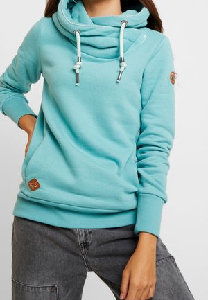 Sweat à capuche - turquoise