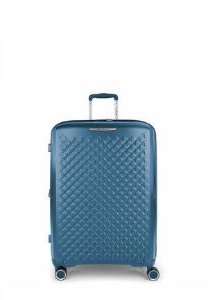 QUEENS MIT DEHNFALTE - Wheeled suitcase - azul