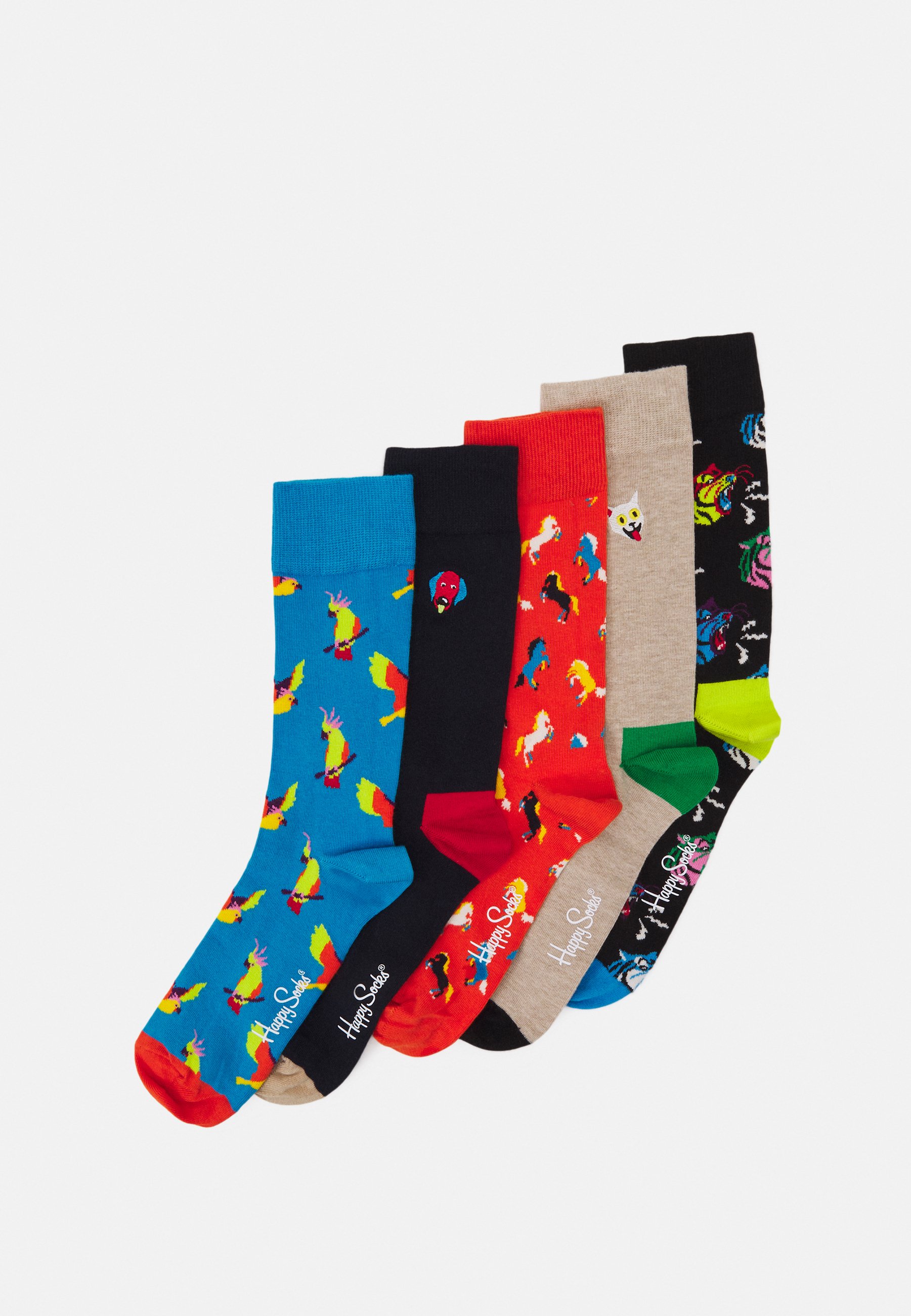 Happy Socks ANIMAL SOCKS GIFT SET 5 PACK - Sokken - multi/meerkleurig -  Zalando.nl