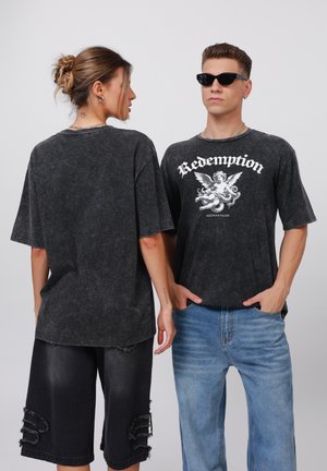 UNISEX - Print T-shirt - dark grey