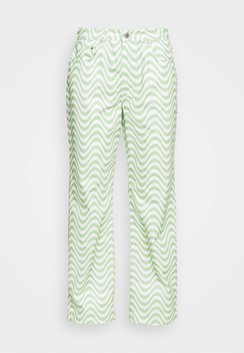 The Ragged Priest Straight leg jeans groen