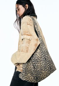 PULL&BEAR Tote bag - mottled dark brown