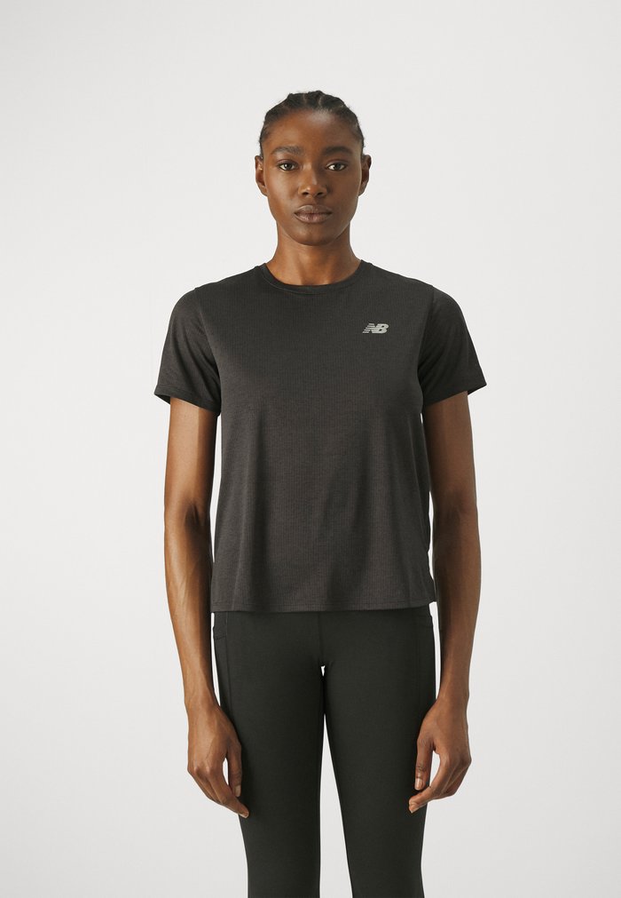 New Balance ATHLETICS - Sports T-shirt - black heather