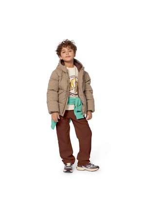 Kids around, TEE-SHIRT MANCHES COURTES - T-shirt imprimé - craie