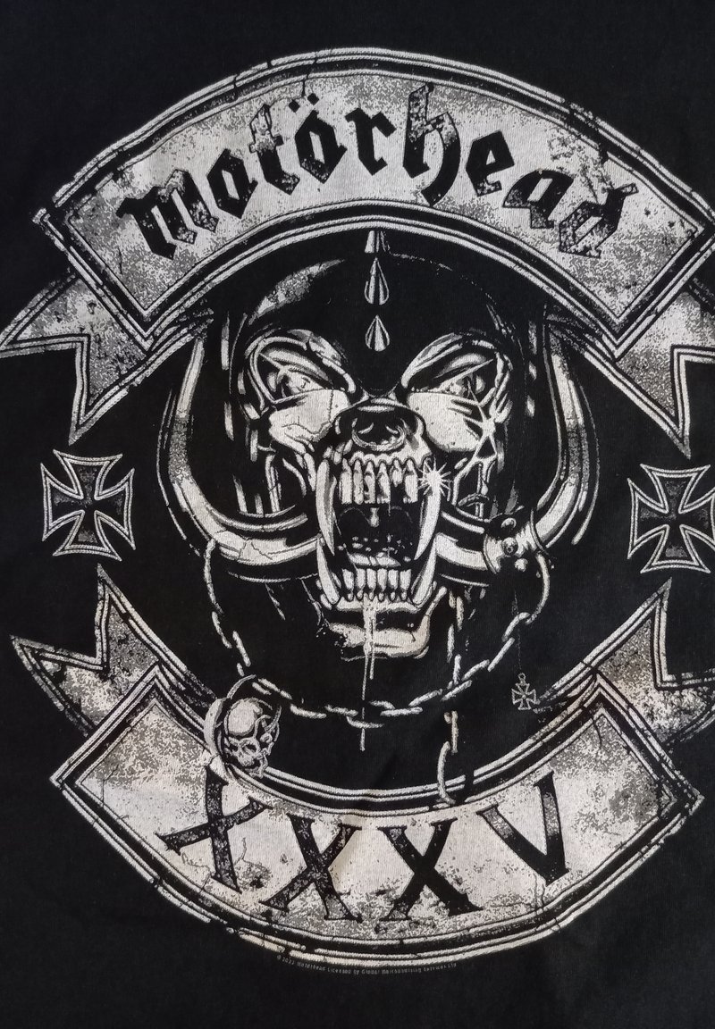 Motörhead T-Shirt Uomo Logo: Maglietta Nera Regular Con Stampa Frontale E Posteriore, Merch Ufficiale - 3