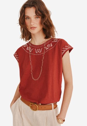 T-shirt print - red