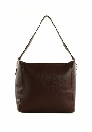PERSBY HOBO  - Bolso de mano - very dark red   gold
