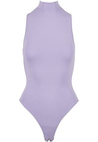 LADIES SLEEVELESS TURTLENECK BODY - Body - lavender
