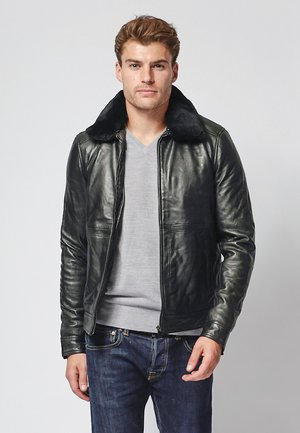 Leather jacket - NOIR (color.802.name)