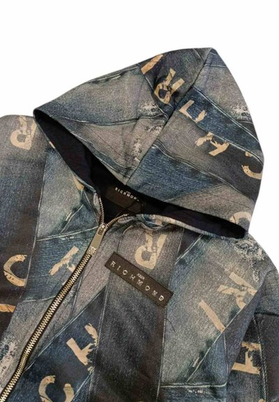 John Richmond Felpa con zip - blue