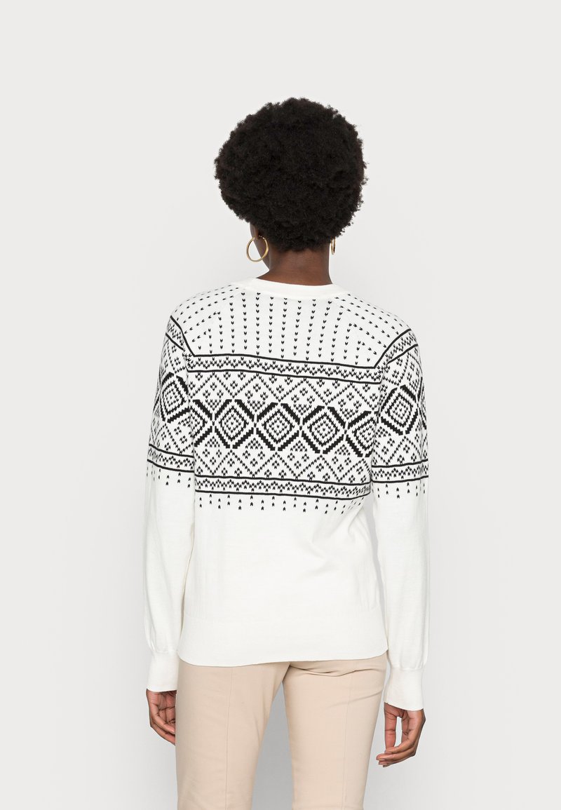 Damen Strickjacken | GAP V RAGLAN CREW Strickpullover neutral fairisle/schwarz - ZC82780 Damen Strickjacken | GAP V RAGLAN CREW Strickpullover neutral fairisle/schwarz - ZC82780