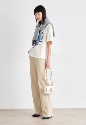 BOSS ICON - Borsa a tracolla - open white