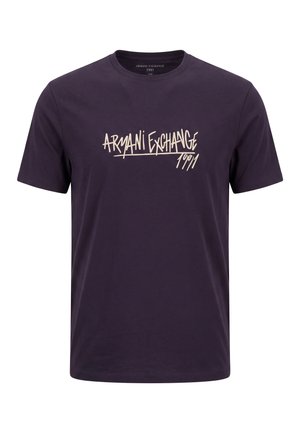 Armani Exchange, T-SHIRT - Camiseta estampada - blu scuro