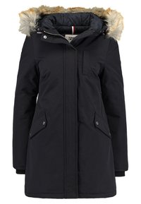 Tommy Jeans Abrigo de plumas - black