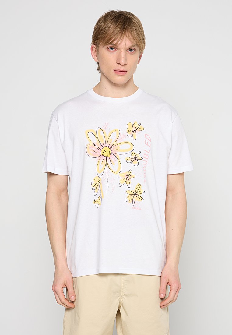DOUBLE A BY W.W. T-shirt print wit