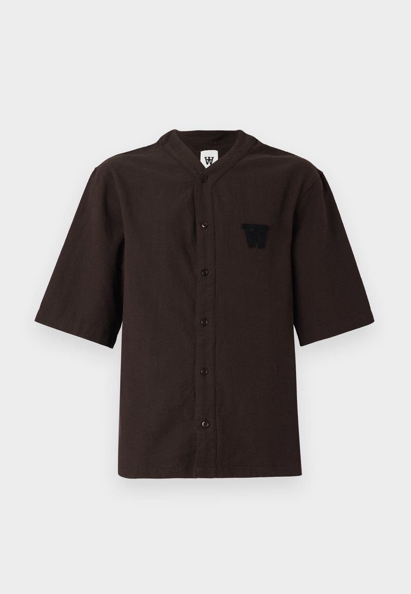 DOUBLE A BY W.W. Overhemd beige mêleerd